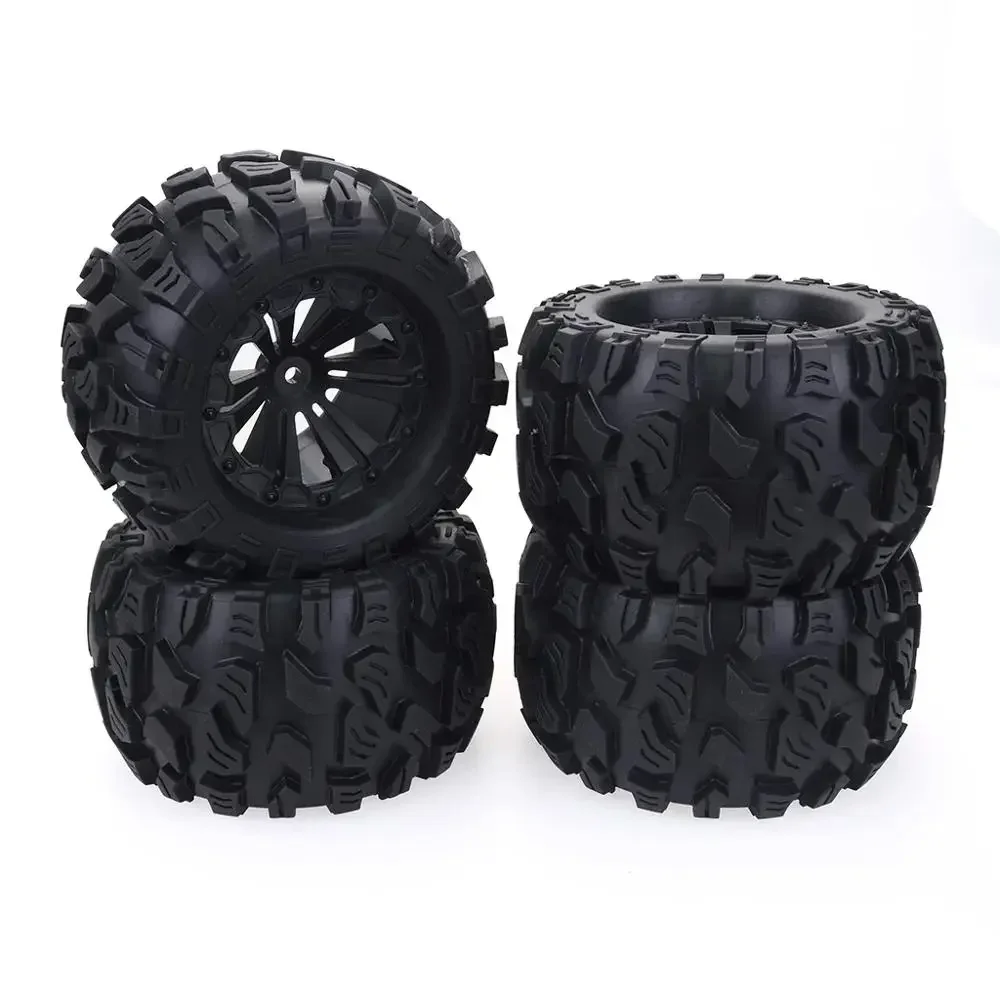Фото 4 шт. 125 мм 1/10 для шин и колес Monster Truck Hex 12 мм для Trxs Tamiya Kyosho HPI HSP Savage XS TM Flux LRP №3