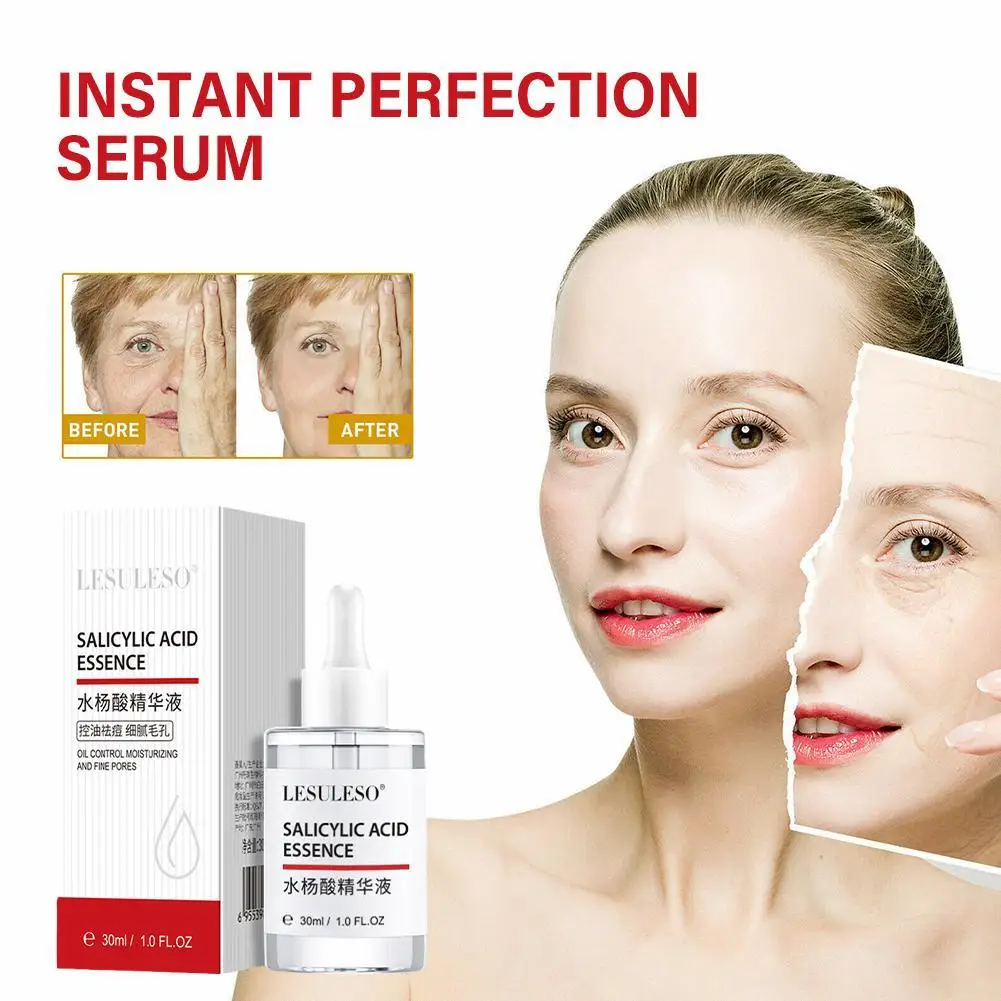 

30mL Pore Shrink Face Serum Hyaluronic Acid Moisturizing Nourish Smooth Pores Repair Essence Firm Korean Cosmetics