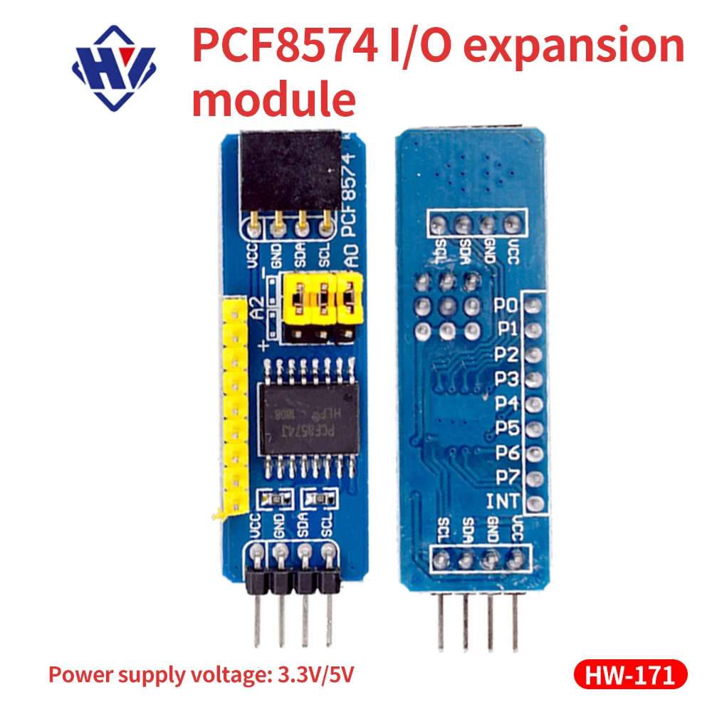 

PCF8574blue board PCF8574T PCF8574 module I/O bus expander evaluation I2C development template 8bit io mcu interface for arduino