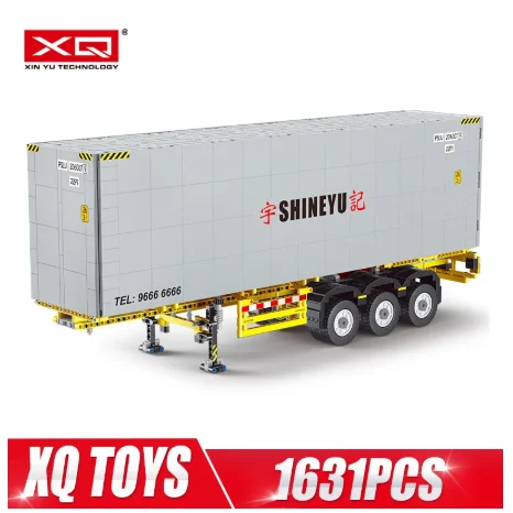 

QC014 1:10 High-tech Car Toys Compatible 42078 Mark Building Blocks The Truck Container Assembly Bricks As Kids Birthday Gifts