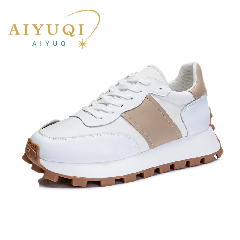 

AIYUQI Sneakers Female 2023 Spring New Women's Sports Large Size 41 42 43 Fashion Forrest Gump White Shoes Ladies