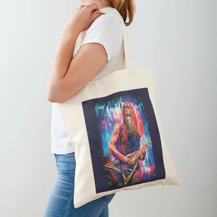 Фото Children Of Bodom's Alexi Laiho Frontman Tribute Art Tote Bag, милая сумка-тоут, отличная сумка-тоут на заказ №1