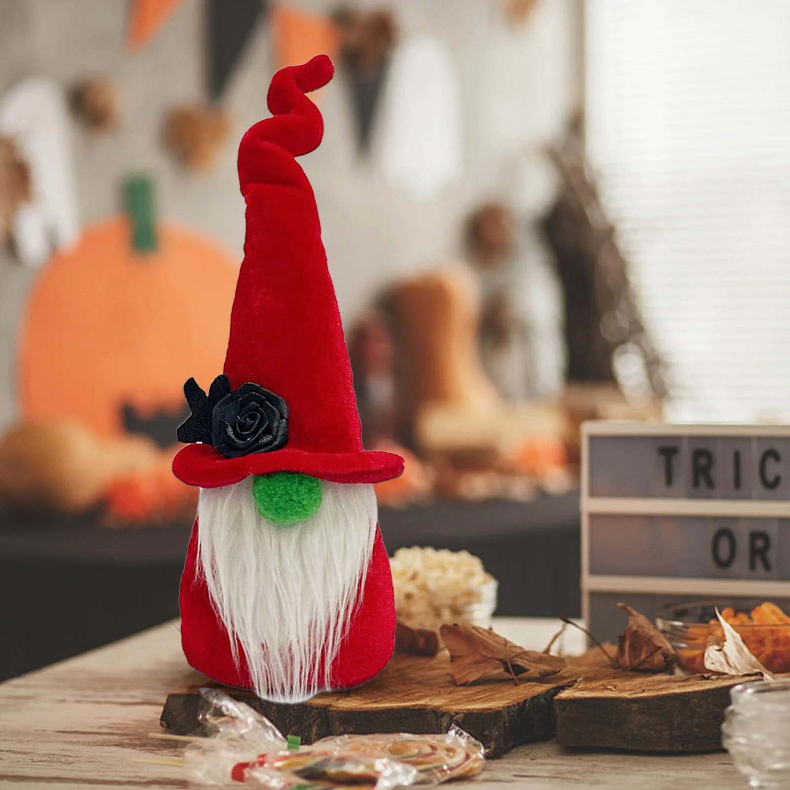 

Halloween Gnome h Table Decorations Table Decor Faceless Doll Decorative Ornament Medium Size Tree Ornaments