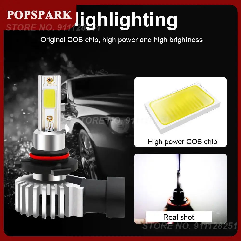 

1 шт., мощная светодиодная лампа 9005 HB3, 100 Вт, 6000 лм