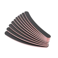 bending nail files for manicure 100stickslot sand curved nail file sanding grinding paper polish set lime emery black buffs