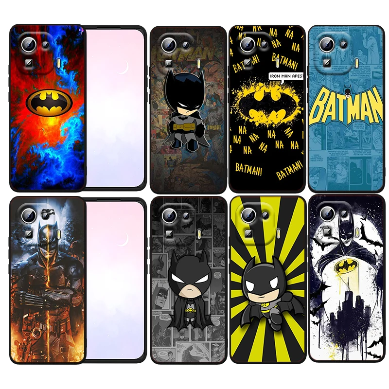 

Justice League Batman Heroes Phone Case For Xiaomi Mi 12T 12S 12X 12 11 11T 11i 10T 10 9 Pro Lite Ultra 5G Funda Black Cover