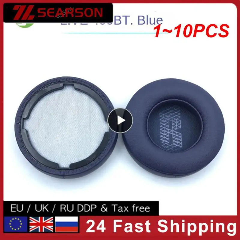 

1~10PCS For Live 500BT Replacement Cushion Earbuds Protein Leather Earpads -
