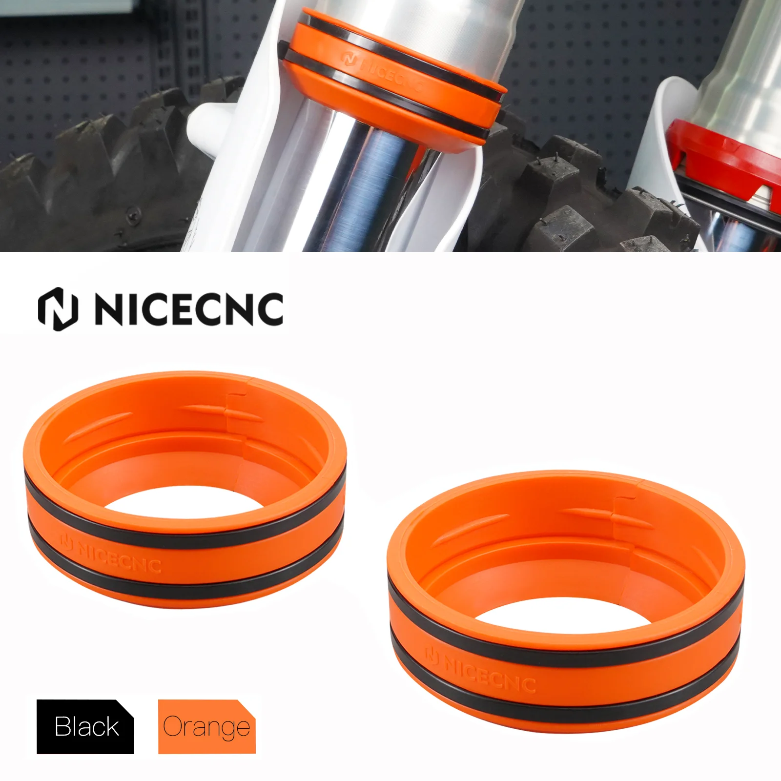 Комплект вилочного скребка NICECNC для KTM EXC EXCF SX SXF XC XCF XCW XCFW TPI SD 125 200 250 300 350 400 450 500 525-530