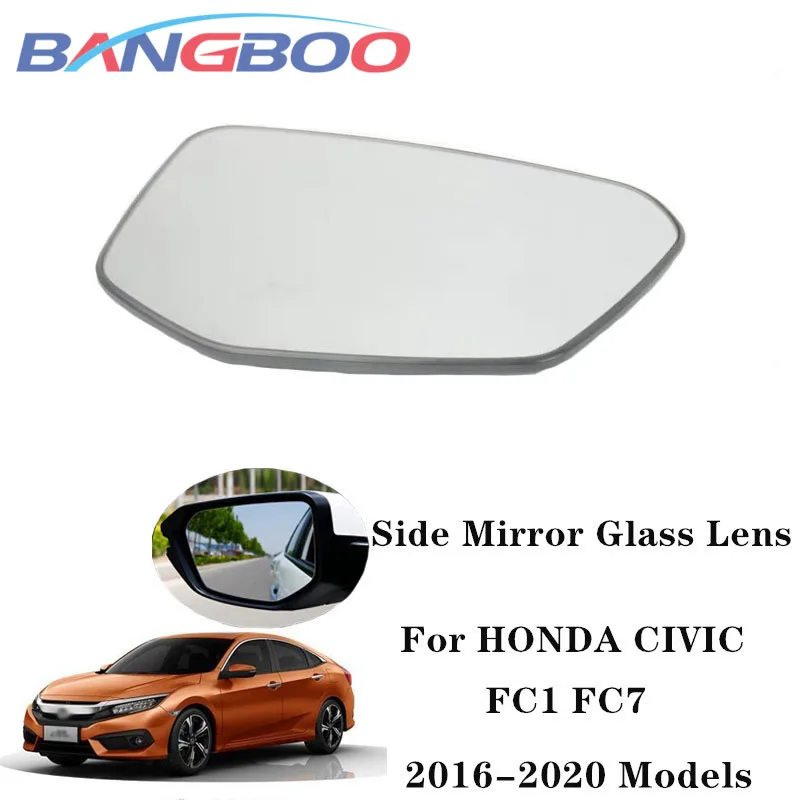 Автомобильный зеркальный боковой объектив для HONDA CIVIC FC1 FC7 2016 2017 2018 2019 2020 с