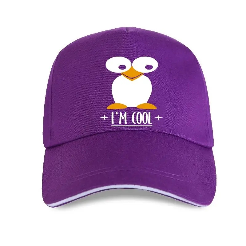 

Неформальная надпись с принтом I'm Cool Pinguin для мужчин, ropa Kawaii antiarrugas, cómic gris, 2021
