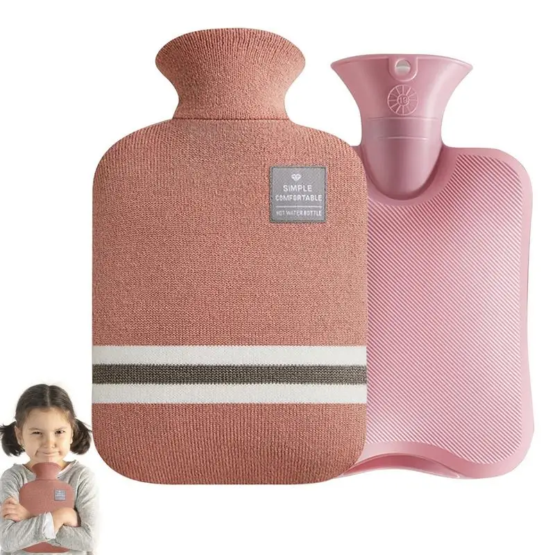 

Water Filling Hot Water Bag Hot Water Bottle With Soft Cover 2000ml Large Classic BPA Free Hot Water Bag For Neck Shoulder