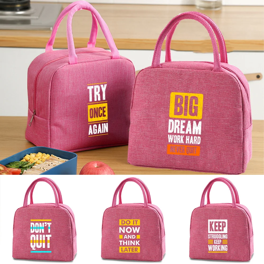

Insulated Cooler Lunch Handbag Portable Canvas lunch Box For Men Kids Women Work School Thermal Food lunch Picnic Dinner Bag