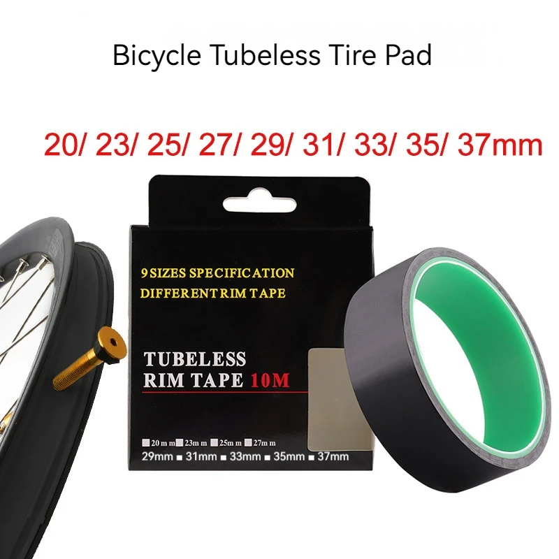 

10M/Roll Tubeless Tyre Pad For Mountain & Road Bike Tyre Leakage Ring Liner Strips Bicycle Tyre Cushion Cycling Accessories