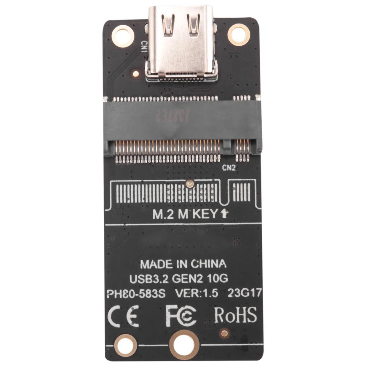 Адаптер корпуса SSD M.2 к Type-C M2 NVME Корпус жесткого диска Интерпозиционная плата JMS583