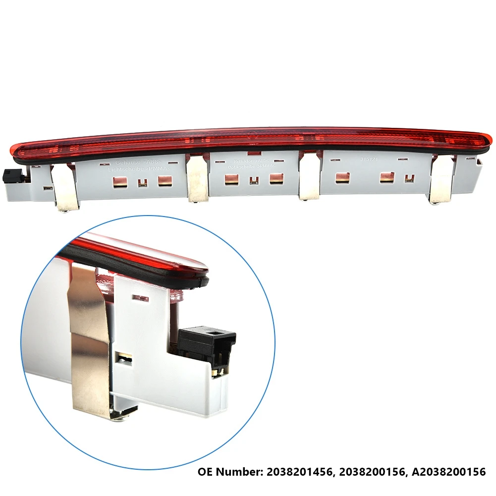 LED Tail Lights Third Stop Brake Light Rear Lamp for C class C230 C280 C350 2038201456