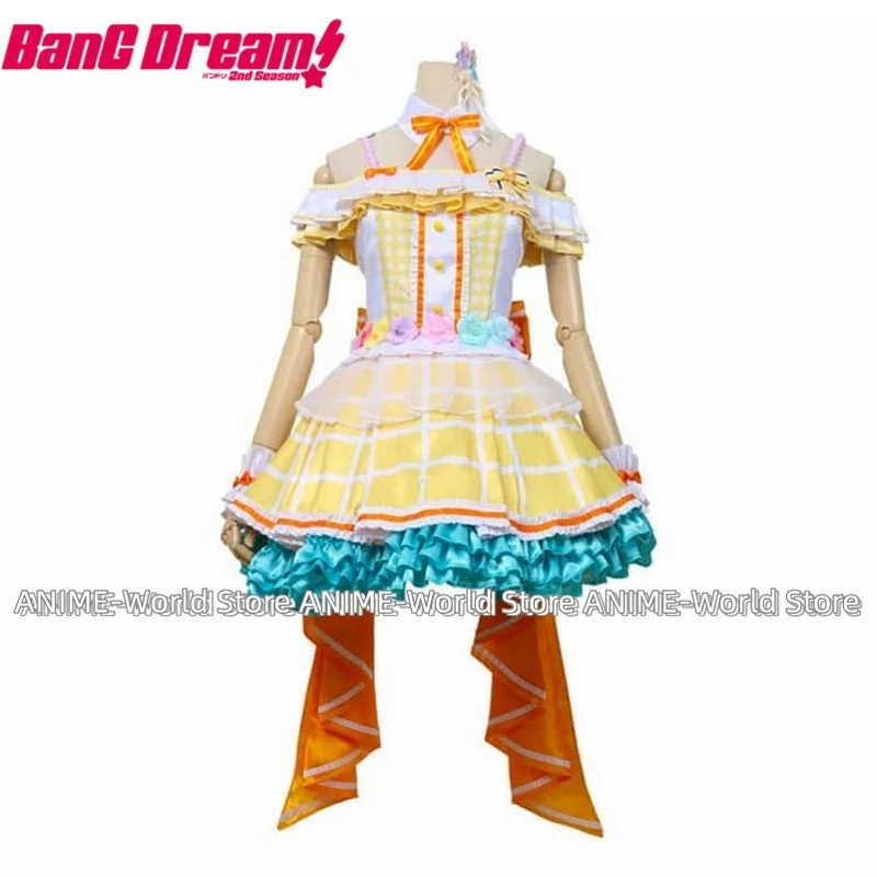》 Пользовательский размер BanG Dream Pastel * палитры Lighting Shirasagi Chisato Косплей Костюм