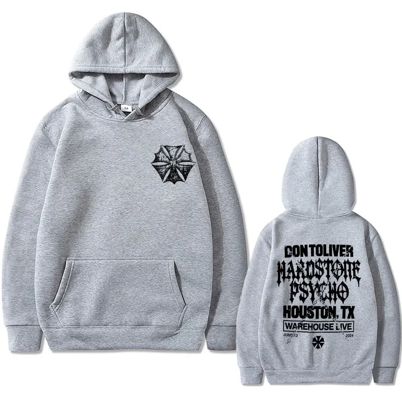 Рэпер Don Toliver Hardstone Psycho Album Толстовка с графическим рисунком Мужская винтажная