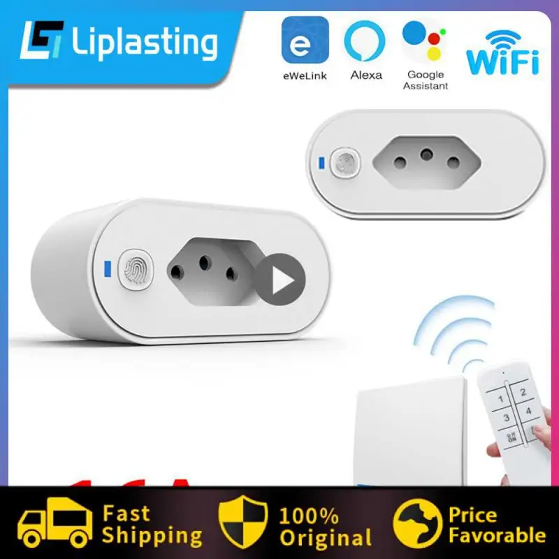 

2/3/5PCS Brazil Plug Voice Control Smart Brazil Switch Plug Smart Scene Sharing Function Brazil Socket Switch Plug