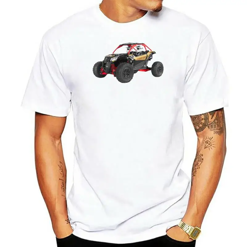 

CAN AM Men's Short Sleeve T-shirts Fashion Prints Cotton Design Tops Black