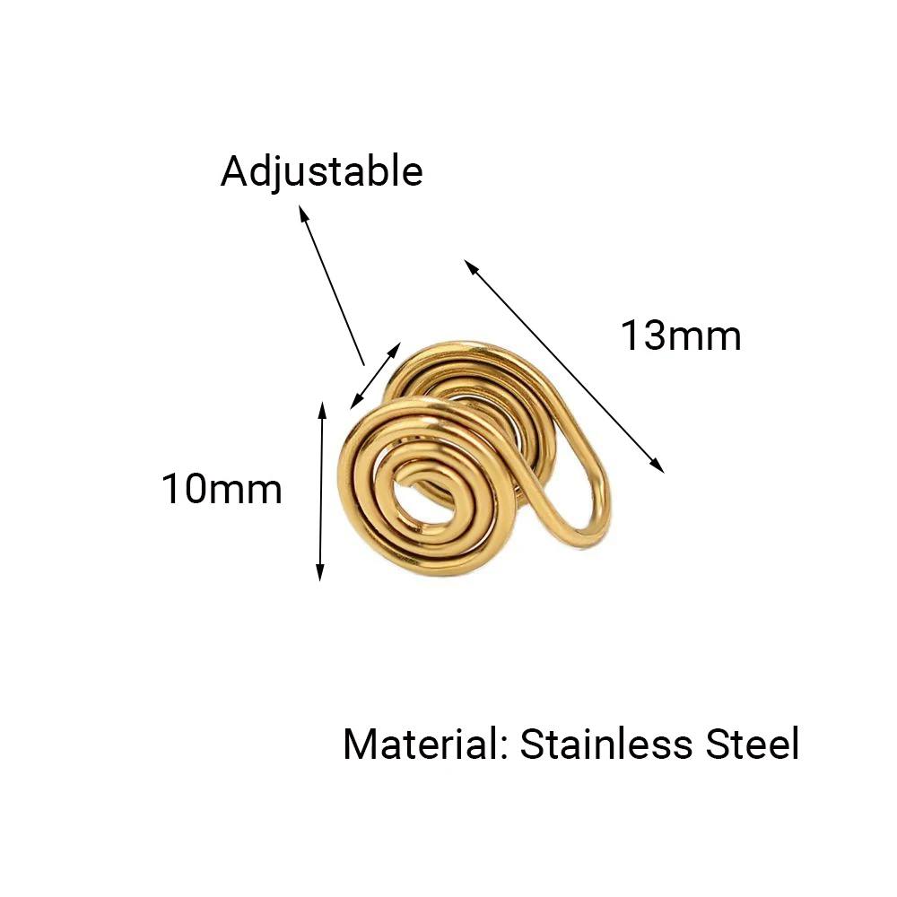 Серьги-Клипсы из нержавеющей стали в стиле панк для мужчин и женщин клипсы с