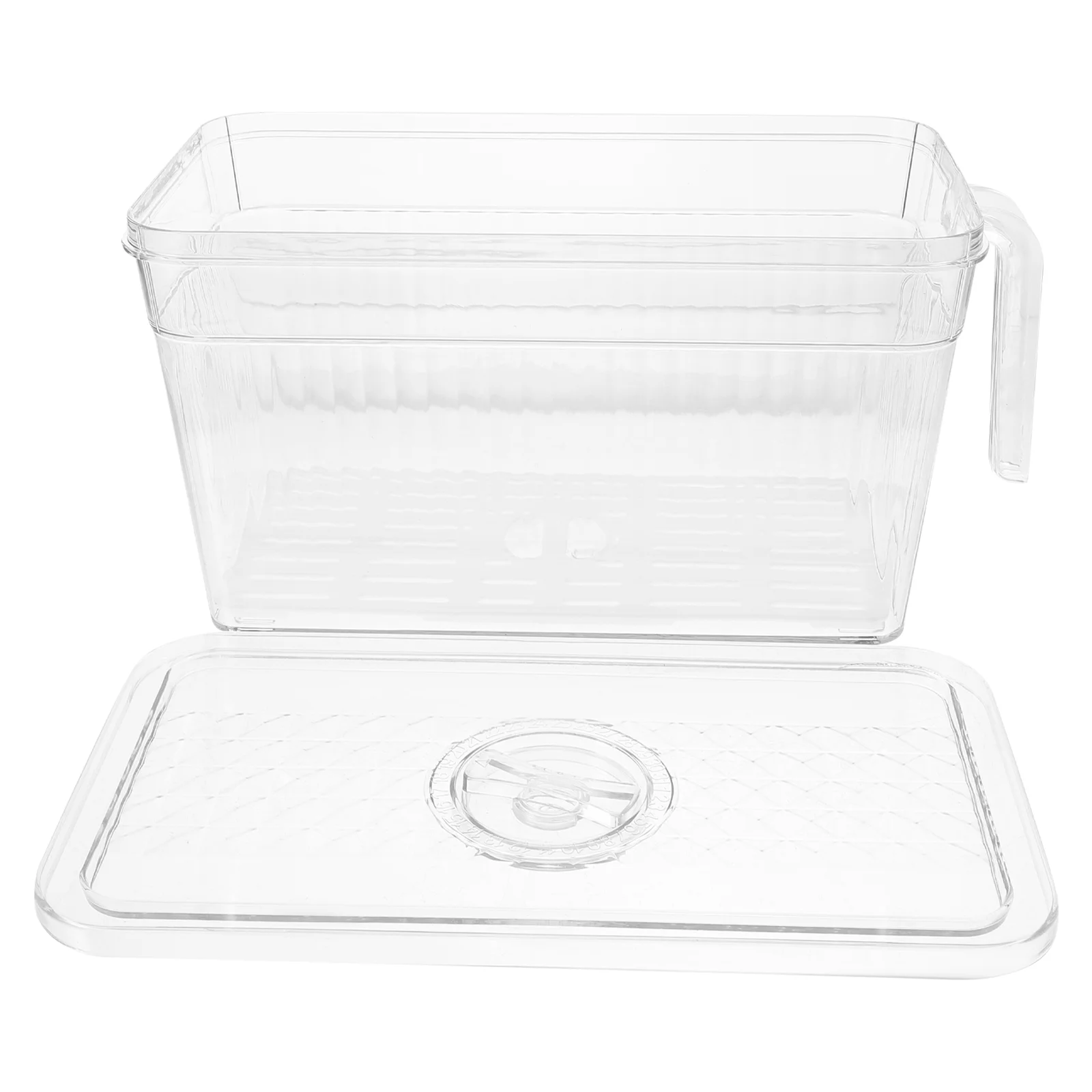

Freezer Storage Case Lidded Food Storage Box Refrigerator Organizing Box