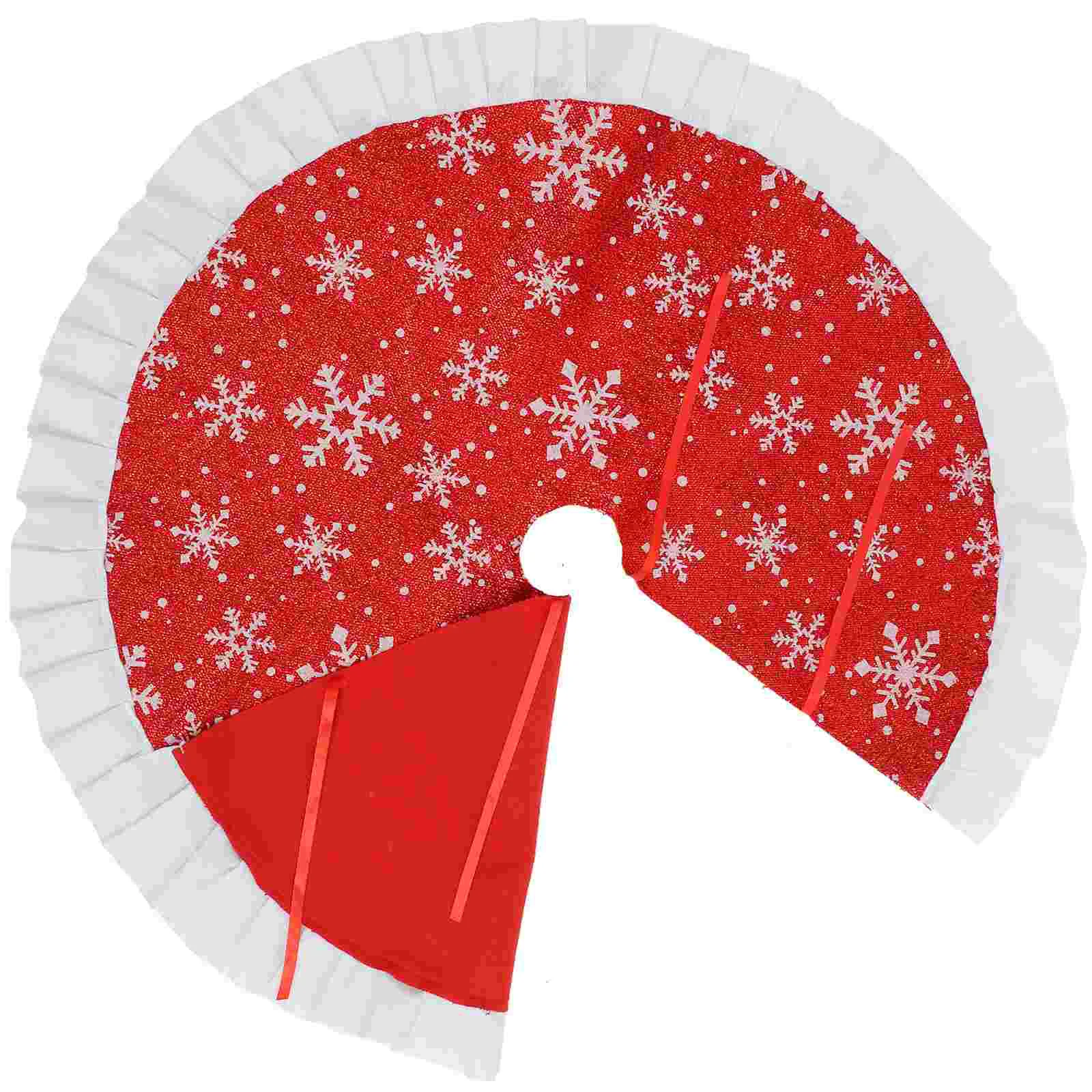 

Decorations Christmas Tree Skirt Nativity Ornaments Xmas Base Cover Non-woven Fabric