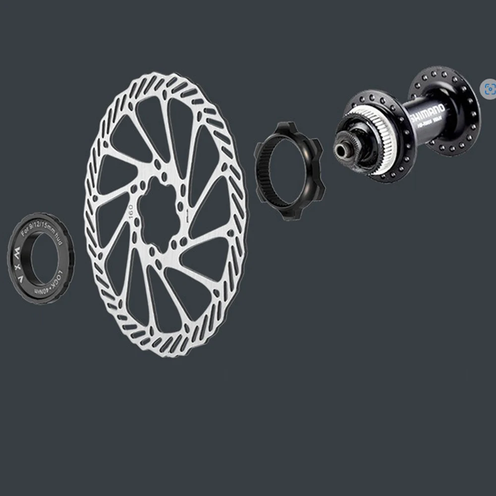 

1pc Bike Disc Brake Rotor Adaptor Hot Sale Bicycle Centre Lock To 6 Bolt Rotor Adaptor Adapter Converter For-Shimano