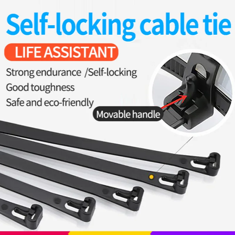

Reusable Nylon Tie Down Straps with Adjustable Buckle