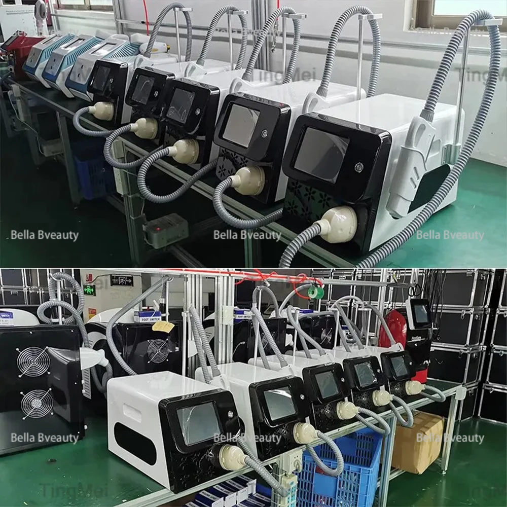 2024 draagnaked 532nm1064nm1320nm Q-Switch Nd Yag лазер для татуировок