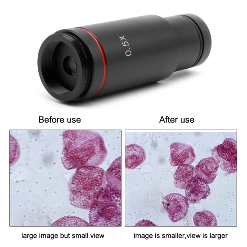 Адаптер для микроскопа 0 5X объектива с креплением C 23 2 мм окуляра камеры CCD
