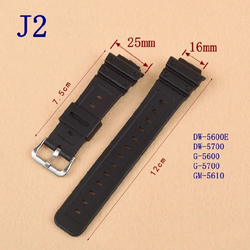 573A Ремешок с защитой от пота для серии 5600 DW-5600E DW-5700 G-5600 G-5700 GM-5610 Водонепроницаемый