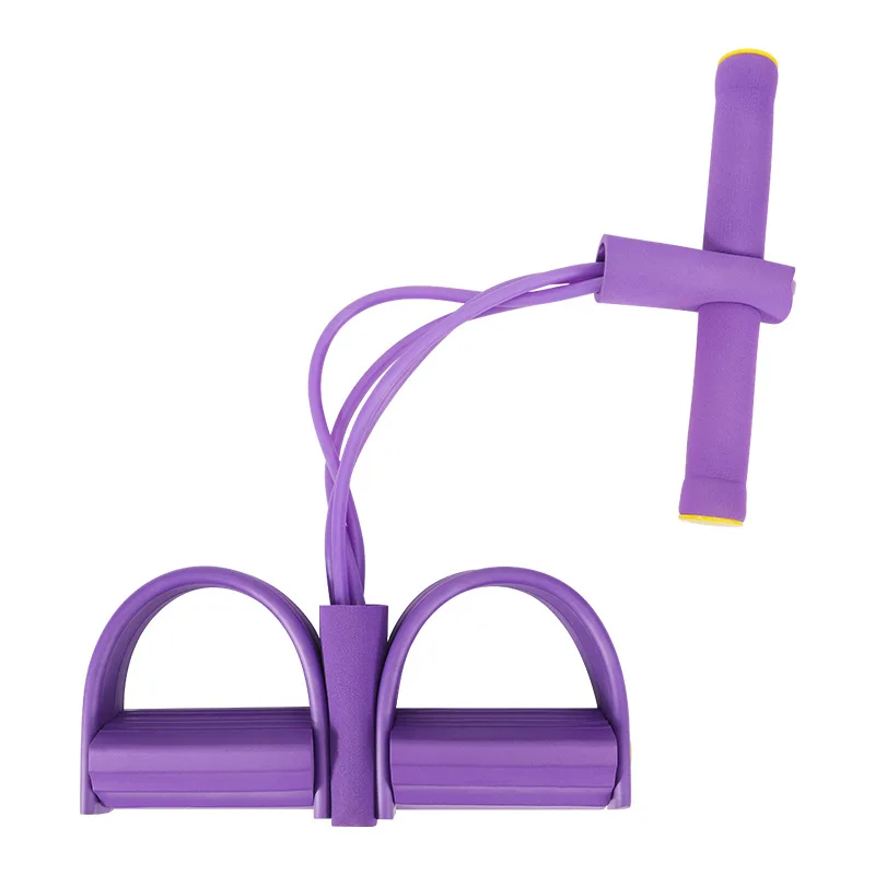 

Fitness Gum 4 Tube Resistance Bands Latex Pedal Exerciser Sit-up Pull Rope Expander Elastic Bands Yoga equipment Pilates Workout