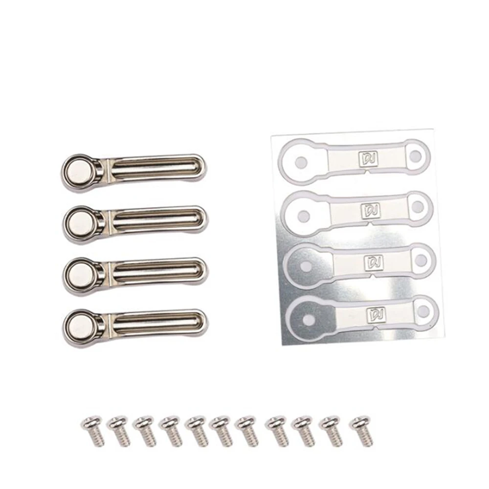 

4pcs/set Metal Door Handles Replacement Accessories for 1:10 AXIAL RC4WD RC Car
