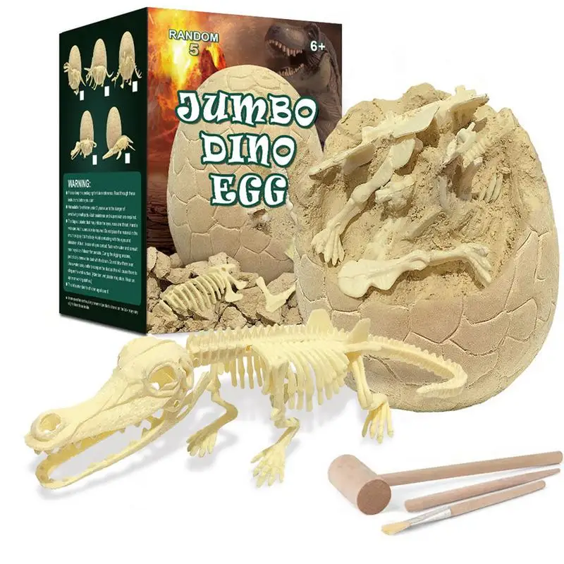 Dino Digging Unique Dino Eggs And Discover Dinosaurs Novelty Excavation Toy For Party Favor Easter Egg Science Play Archaeology