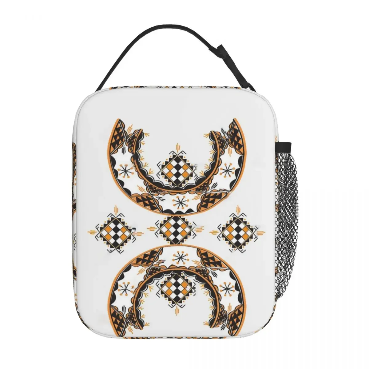 Сумка для обеда Amazigh Kabyle удобный Ланч-бокс унисекс с геометрическим рисунком