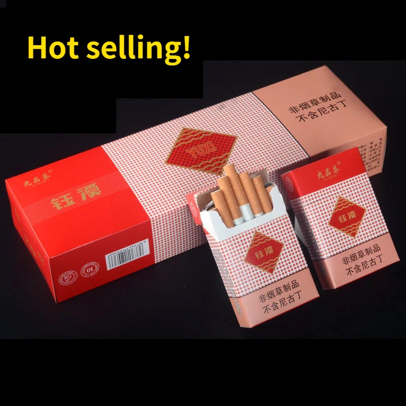 

200PCS Tea Cigarettes Smoke Mixed Flavor Men Women Health Cigarettes Do Not Contain Nicotine Tobacco smoking accessories