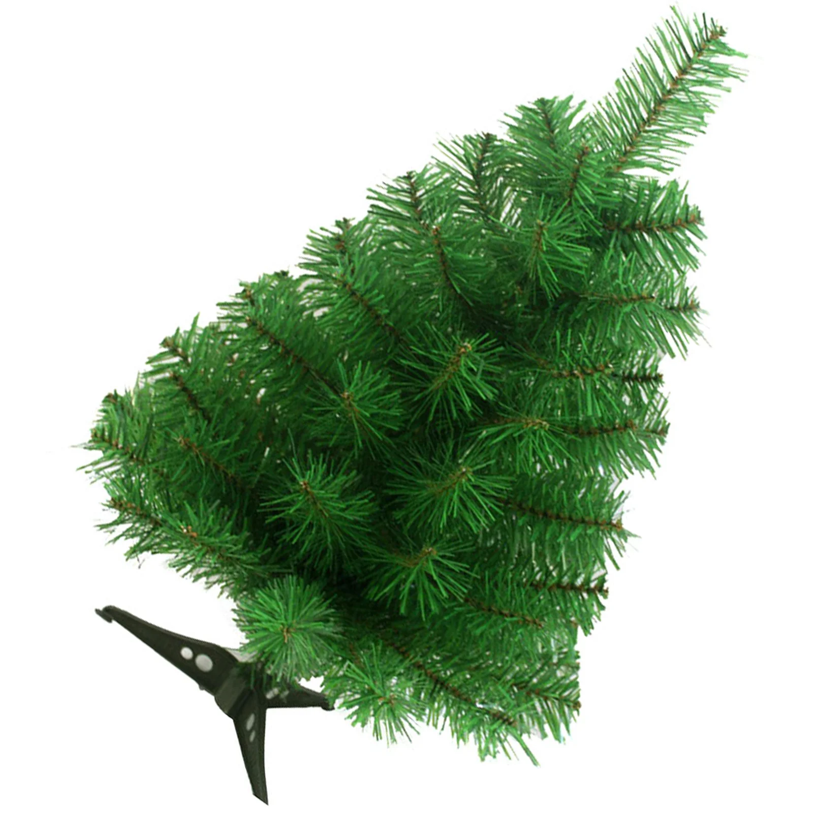 

60cm Artificial Christmas Tree with Plastic Stand Holder Base for Christmas Home Party Decortaion (Green)