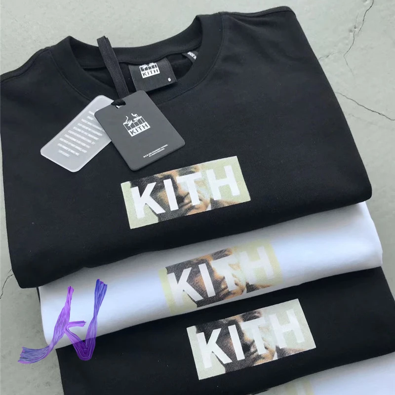2022ss футболка с логотипом KITH Box лучшее качество мужские и женские футболки Top