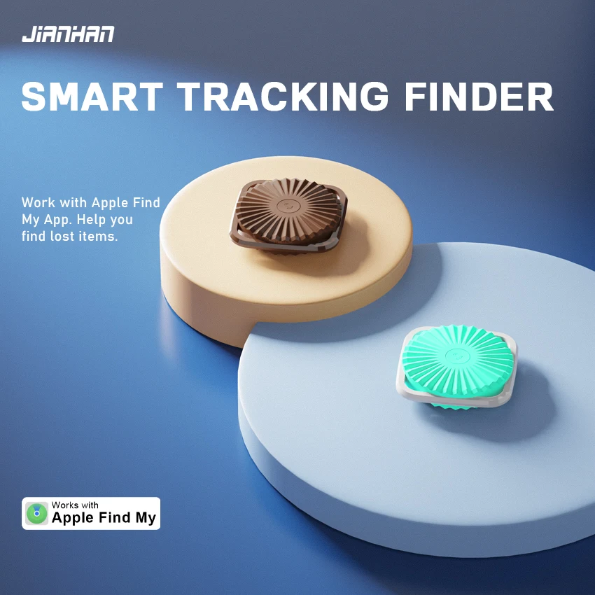 Смарт-трекер JianHan с Bluetooth работает Apple Find My APP Key Finder для багажа