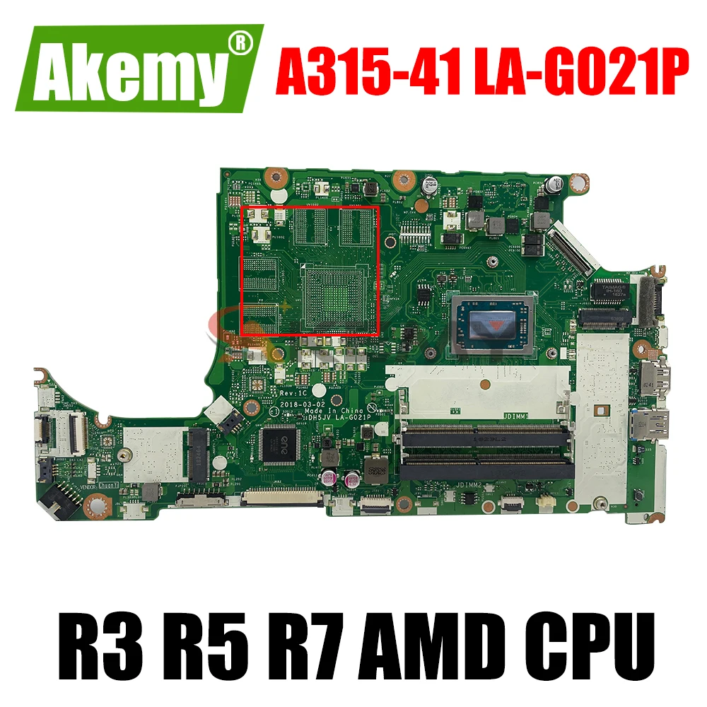 

Флэш-материнская плата R3 R5 R7 AMD CPU UMA для Acer Nitro 5 флэш-памяти материнская плата для ноутбука