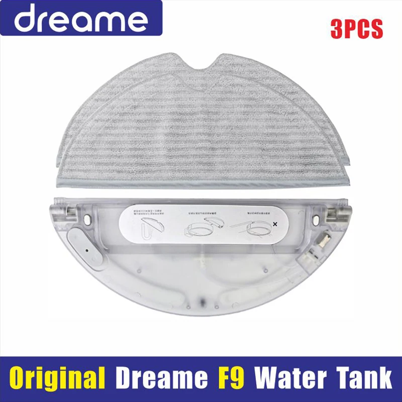 

Резервуар для воды для Dreame F9, аксессуары для пылесоса, тряпка для швабры, моющаяся тряпка для чистки, запасная часть для робота Mijia