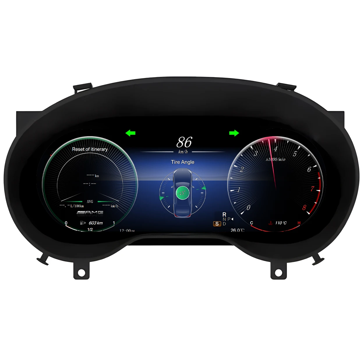 Цифровой кластер для приборной панели система Linux Mercedes Benz CLA/GLA-Class X156 C117 W117 2015-2018
