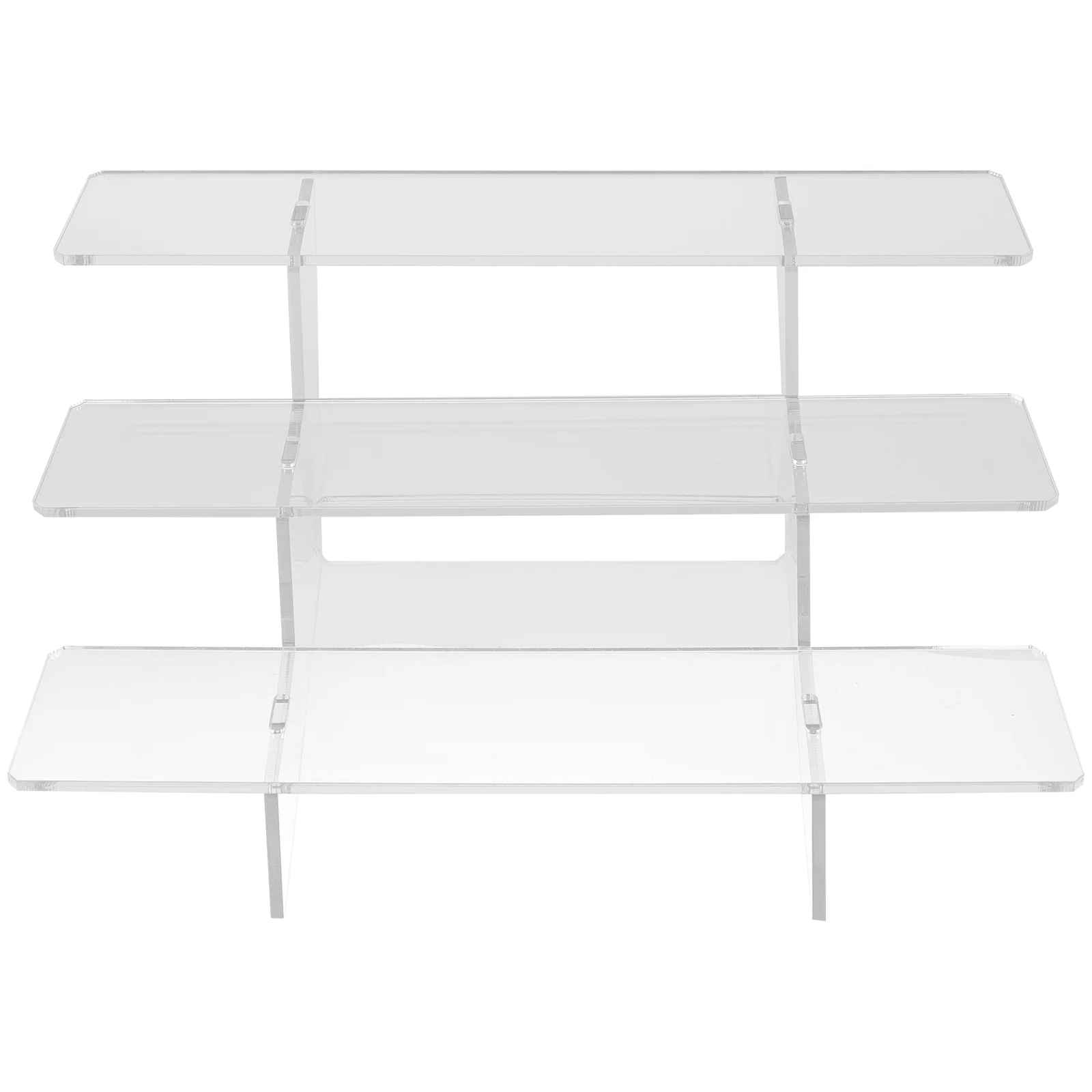 

Detachable Acrylic Rack 3-Tier Display Stand Riser Organizer for Action Figures Model Stairs