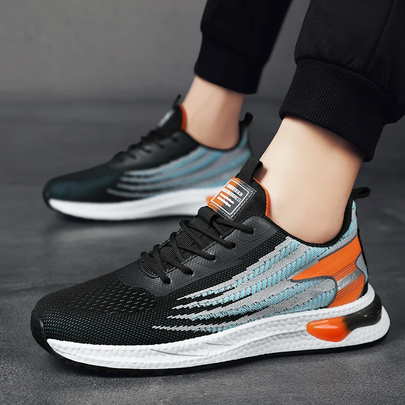 Comfortable Breathable Men's Casual Sneakers Adult Teenagers Outdoor Running Shoes Walking Shoes School Sports Shoes 39-44