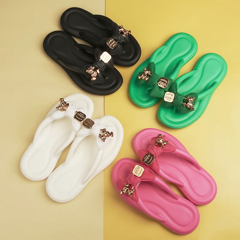 

Summer Women Slippers Cute Clip Toe Flip Flops Shoes Female Platform Outdoor Fashion Beach Sandals Ladiew Casual Flat Slides