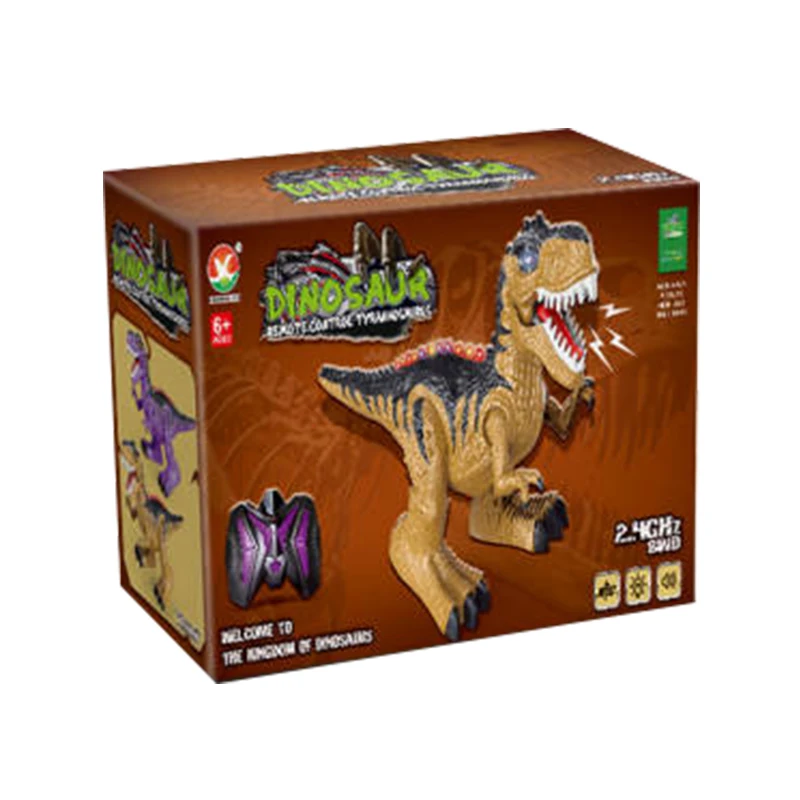 New 2.4G 8CH Function RC  Rex  Control Dinosaur DINO Toys Simulation Spray Tyrannosaurus Rex Walkable toys