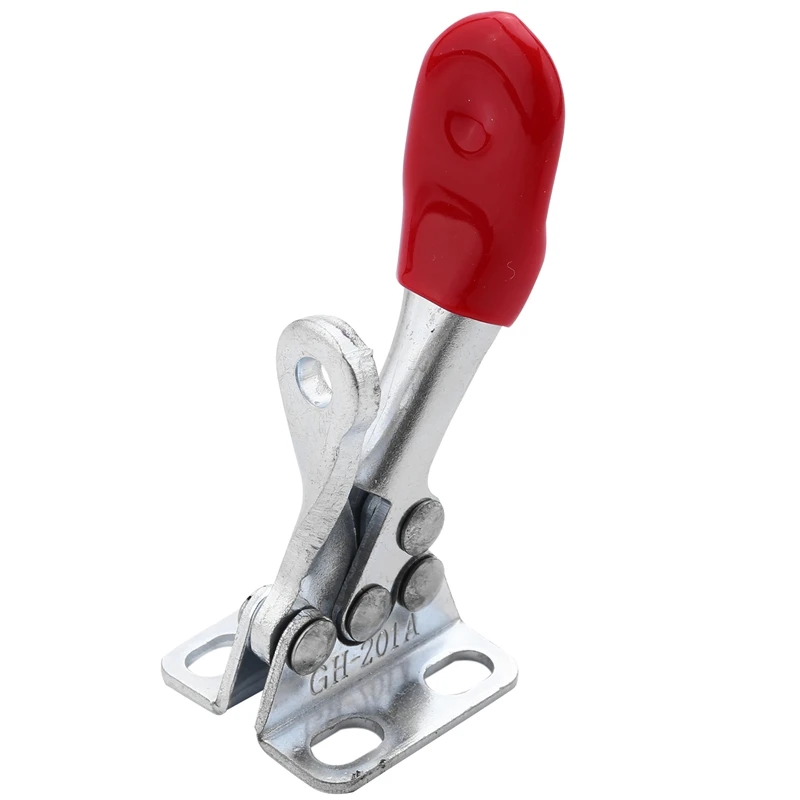 

4 PCS 60 Lbs Antislip Covered Hand Tool Toggle Clamp Horizontal Clamp 201A