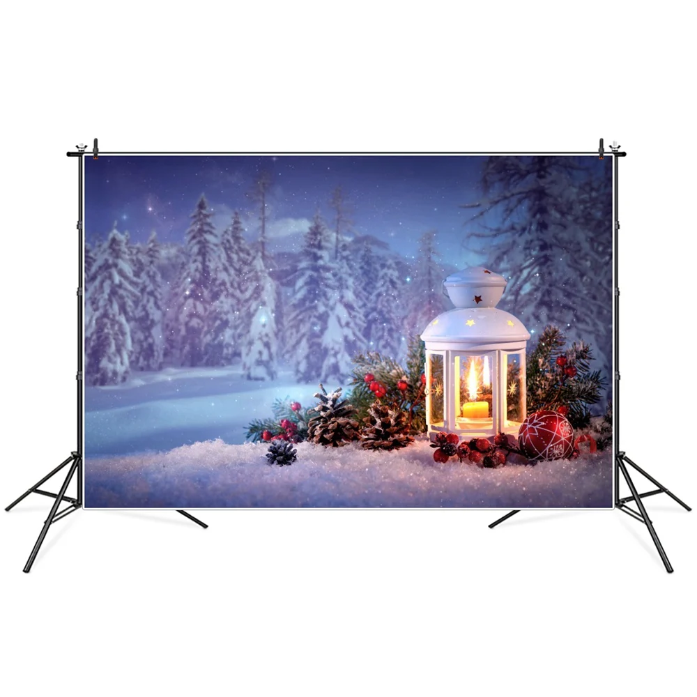 

Рождественские свечи фонарь падуба сосновые конусы фотография фоны на заказ вечерние украшение дома фотобудка студийные фоны