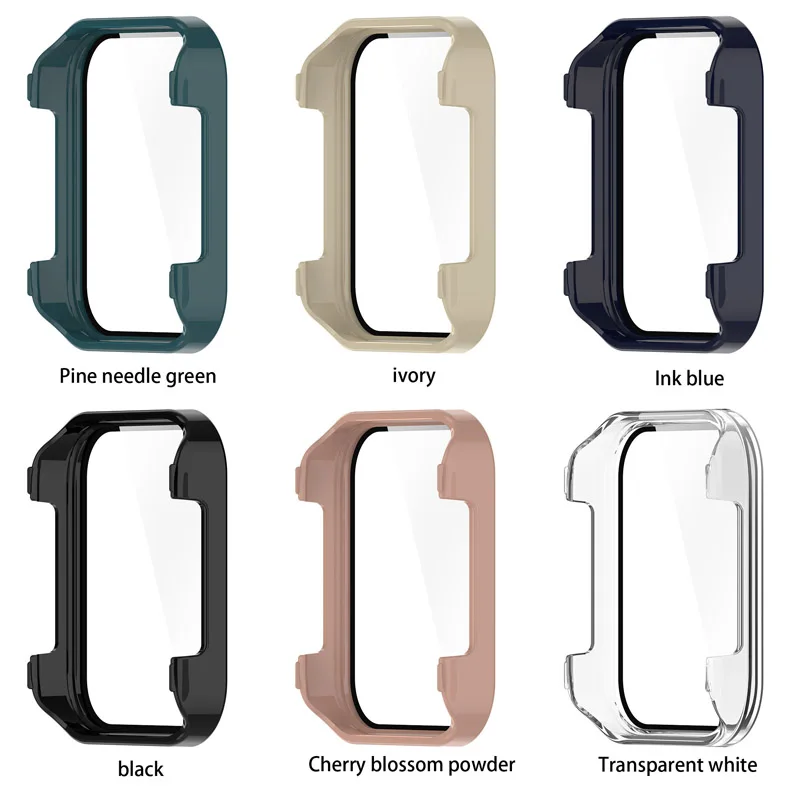 

Watch Tempered Film Protective Case Watch PC Tempered Film Integrated Watch Case Accessories Suitable For Realme Watch3 Pro