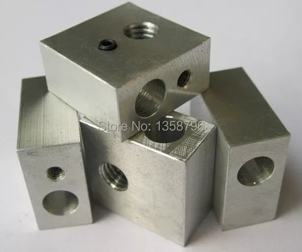 

5 шт./партия, алюминиевые нагревательные блоки для 3D-принтера RepRap Makerbot